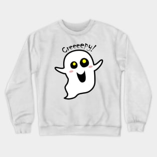 funny ghost – Ghosto – Creeeeepy! Crewneck Sweatshirt